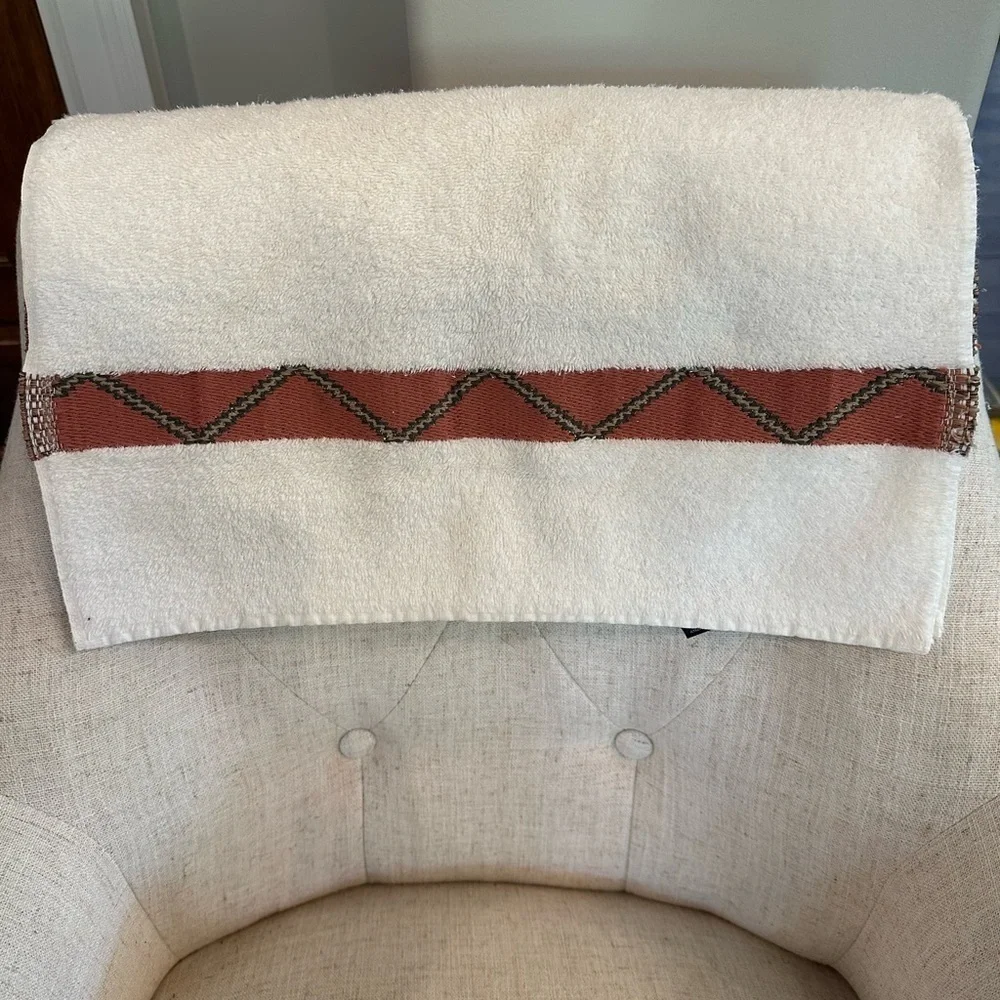 Vintage Ralph Lauren Hand Towel 100% Cotton Tribal Aztec Southwest 24 x 48 90’s